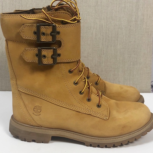 timberland double strap boots
